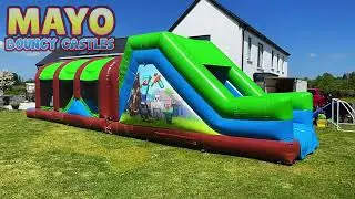 42ft Minecraft Obstacle Course - Mayo Bouncy Castles - Bouncy Castle Hire Mayo