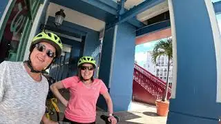 Biking Old San Juan Puerto Rico Carribean