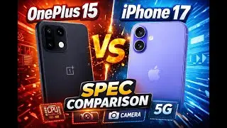 OnePlus 15 vs iPhone 17 🔥 Full Specs Comparison!