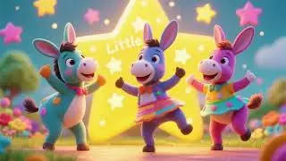 Little Stars Shine Bright 🌟🐴 | Donkeys Dancing Fun for Kids