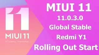 Redmi Y1 MIUI 11.0.3.0 Global Stable Update Rolling Out Start | Download Links