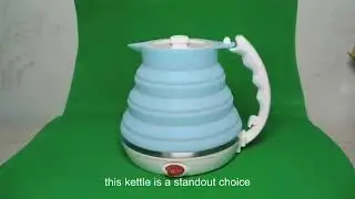 Space saving foldable kettle for RVs Exporters,travel kettle orange customization upon request