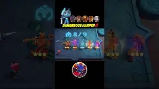 COMMANDER HARPER IS CHEATER‼️🔥 #mobilelegends #magicchess #mlbb