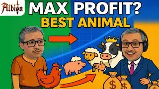 20 MILHÕES/MÊS no ALBION com criação de galinhas, cabras, ganços, ovelhas, porcos, vacas?  🐓🐖🐑🐄