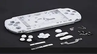 Yeepin Clip on Shell Case Full Housing Console Game Shell Case Cover for Sony PSP 3000 Console (Whi