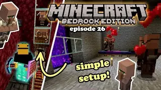 Making an EASY VILLAGER BREEDER! - Ep.26 (FILIPINO) Minecraft Bedrock [Guyabunny]