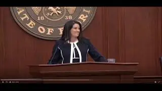 Sen. Anitere Flores - 2018 recognition of Sen. President Joe Negron