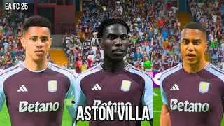 FIFA 16 MOD 25 MOBILE||ASTON VILLA FULL|| FC25 ORIGINAL FACEPACK