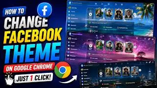 How to change facebook theme on google chrome just 1 click