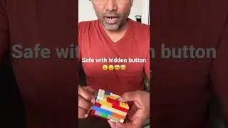 LEGO Safe with a hidden button 😮😮