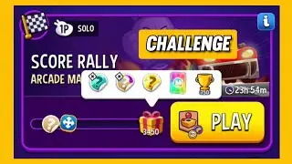 Arcade man solo challenge|3450 points|score rally|match masters