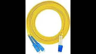 LC to SC Duplex 9/125 Single-Mode Fiber Optic Cable Jumper Optical Patch Cord LC-SC (10M/33ft)