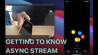 Using AsyncStream to receive CoreMotion updates - WWDC21 SwiftUI Part 4
