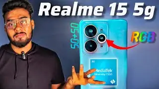 Realme 15 5G🔥।।Dimensity 7300+, 7000mAh, 80W, 144Hz 4D Curved Display, 50MP Selfie!