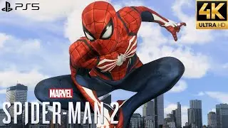 Marvel's Spider-Man 2 PS5 - Advanced Suit Free Roam Gameplay (4K 60FPS)