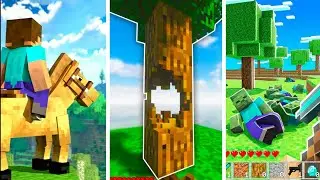 MELHORES ADDONS PARA JOGAR SURVIVAL no MINECRAFT PE 1.18 (Modpack mcpe)
