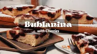 Amazing Cherry Coffee Cake - Authentic Bublanina Recipe (Minimal Ingredients) | Bakelore