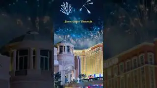 🔥 INSANE Las Vegas Fireworks Show 2025 #shorts