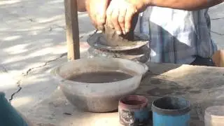 Willie - famous pottery artisan in Costa Rica