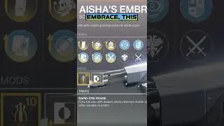 Aisha's Embrace God Rolls? #destiny2finalshapenews #bungie #destiny2 #sony #gameplay