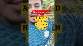 Find the mistake here #shorts #iqtest