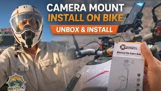 Camera Mount Unboxing & Install | Bike Ride Tes