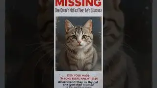 cat is missing from their home 😔😓 #aicat #cat #cartoon#cutecat #funnycats#viralshorts #youtubeshorts