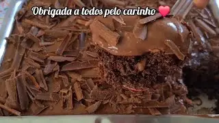 Bolo de Chocolate para Iniciantes, Rápido, Fácil e Gostoso.