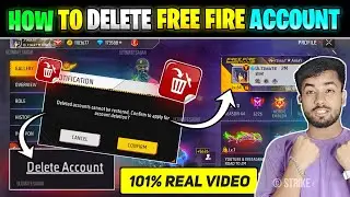 How To Delete Free Fire Account || Free Fire Id Delete Kaise Kare || How To Delete FF Account