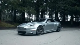 Aston Martin DBS on PUR 9INE Wheels by California Wheels