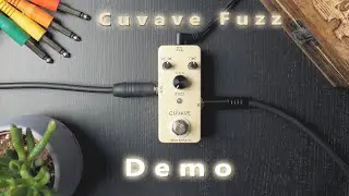 Cuvave Fuzz pedal Demo playthrough (no talking)
