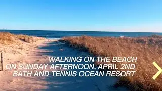 Beach walk in the Hamptons, Beach walking tour