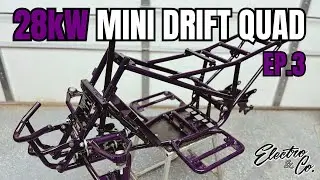 28kW Electric Mini Drift Quad Build - Part 3 (Fabrication and Paint)