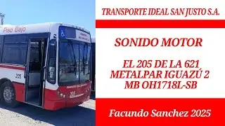 Sonido Motor de Metalpar Iguaz&uacute; II OH1718l-SB L&iacute;nea 621 interno 205