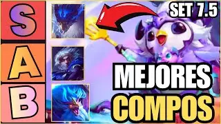✅ NUEVO SET REVIVAL 7.5 MEJORES COMPOSICIONES TFT