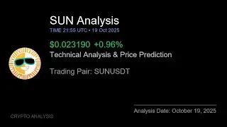 SUN (SUNUSDT) Technical Analysis - Price Prediction & Buy or Sell October 19, 2025
