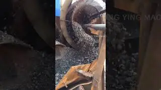 The sand washing equipment rotary drum washer working site #sand #rotary #washer #stone #jycrusher
