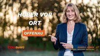 Huber vor Ort in Offenau