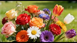 Relaxing Flower Garden: Calming Sounds for Stress Relief 🌸