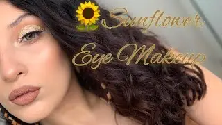🌻Sunflower Eye Makeup Tutorial