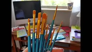 Mudder Painting Brushes - Amazon Review - Juliet Davis Archives