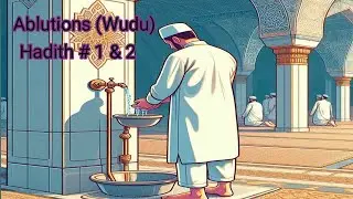 The Book of Ablutions (Wudu) | Sahih Bukhari | Hadith # 1 & 2 in Arabic with English Translation