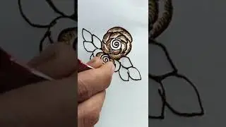 beautiful flower design for cut work   #bridalmehndi  #mehndi #youtubeshorts