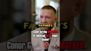 Conor Getting TRIGGERED or Speaking FACTS? #conormcgregor #mma #ufcshorts #mmainterview