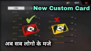 Red Custom Card ?? / Ob27 Update / Free Fire
