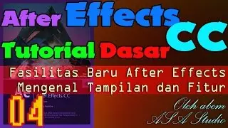 After Effects CC Tutorial, 4, Membuat Obyek 3 Dimensi dengan Layer Maxon Cinema 4D File