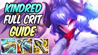 FULL CRIT KINDRED JUNGLE INSANE BURST - HOW TO PLAY KINDRED GUIDE | Build & Runes -League of Legends
