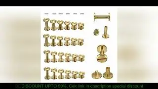 20pcs Solid Brass Binding Chicago Screws Nail Stud Rivets For Photo Album Leather Craft Studs Belt W