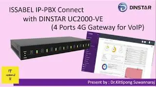 Issabel IP-PBX Connect with DINStar UC2000-VE VoIP Gateway