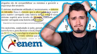 ENEM 2009 PPL - A maioria das pessoas já teve problemas com a bateria do carro. Ela tem uma vida úti